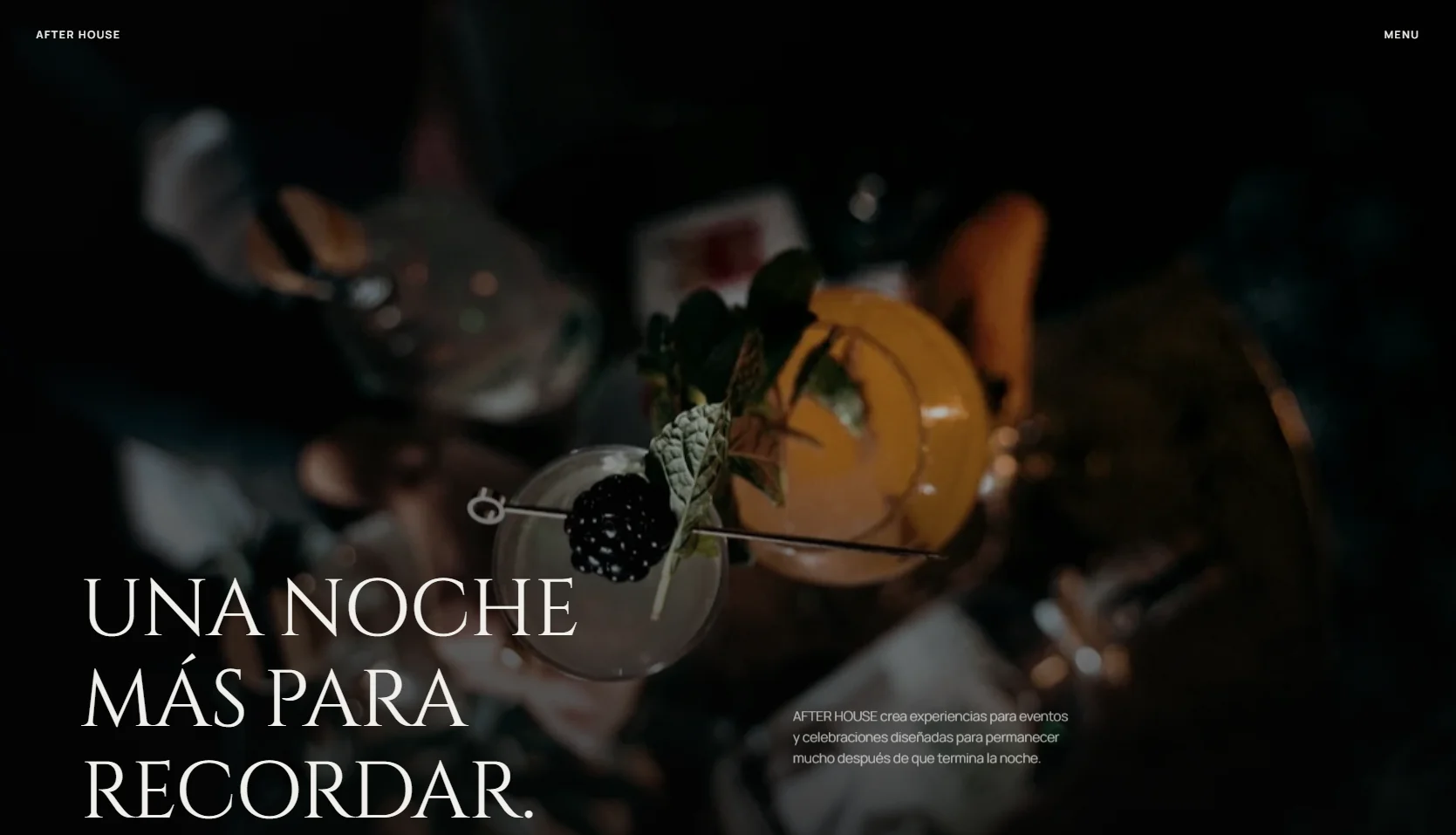 Captura del proyecto AFTER HOUSE